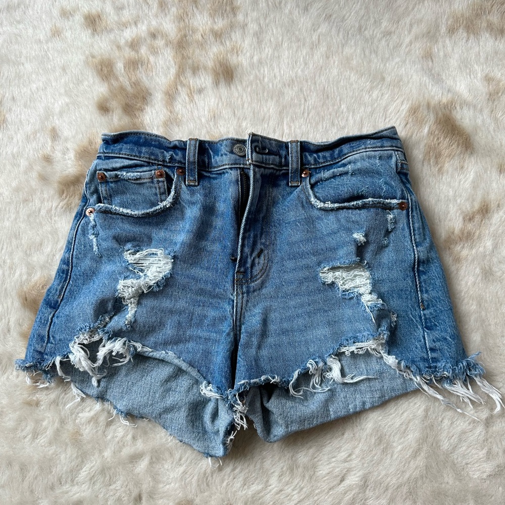 Abercrombie curve love denim shorts